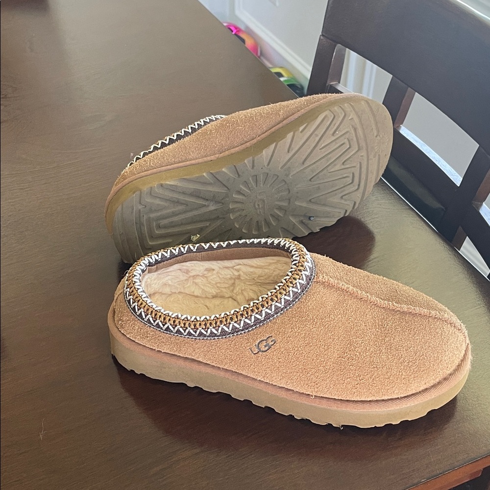 UGG Chestnut Suede Slip-Ons
